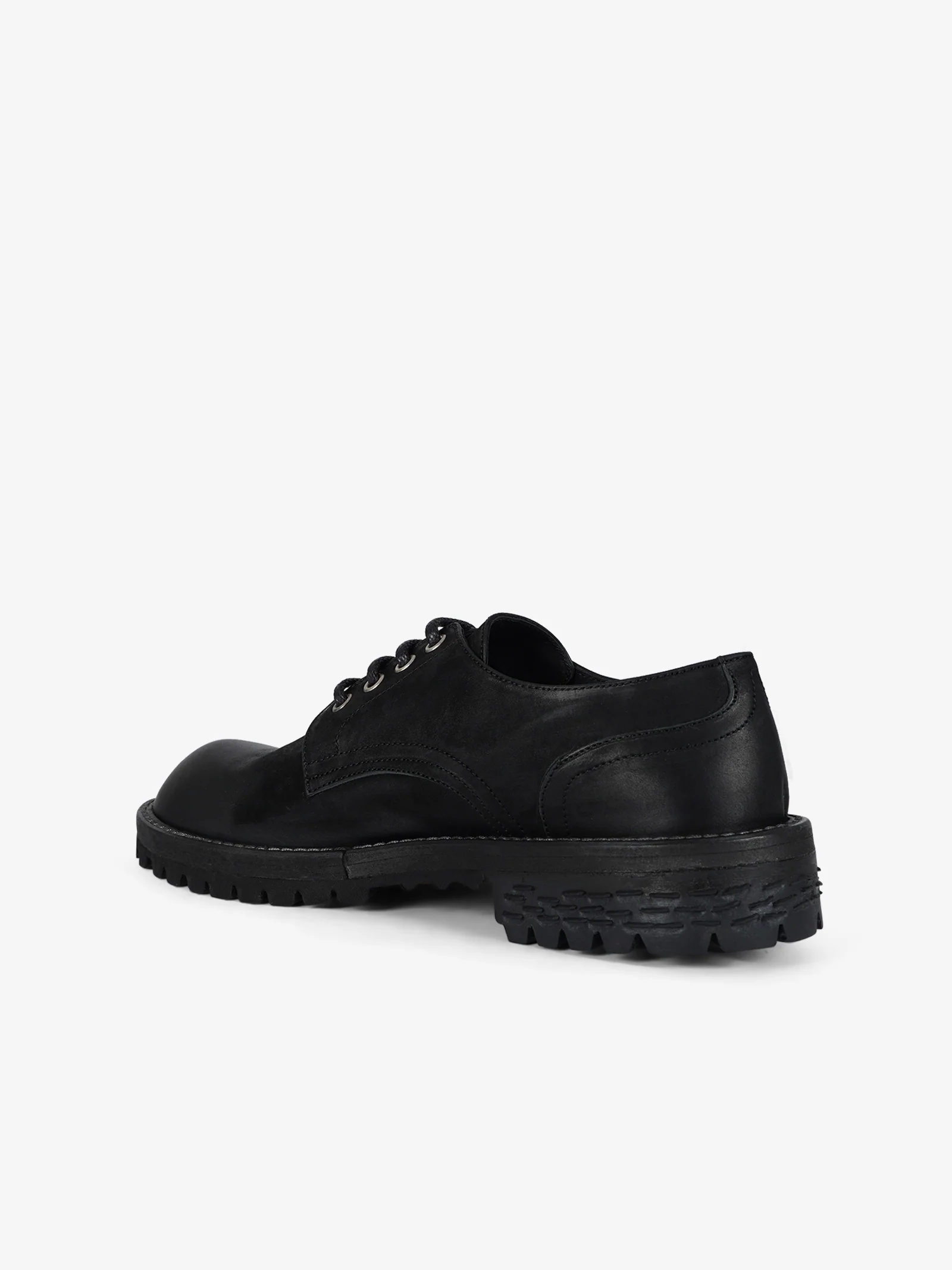 Stringate Gunny 03 7UGUN04 uomo pelle nero - immagine 4