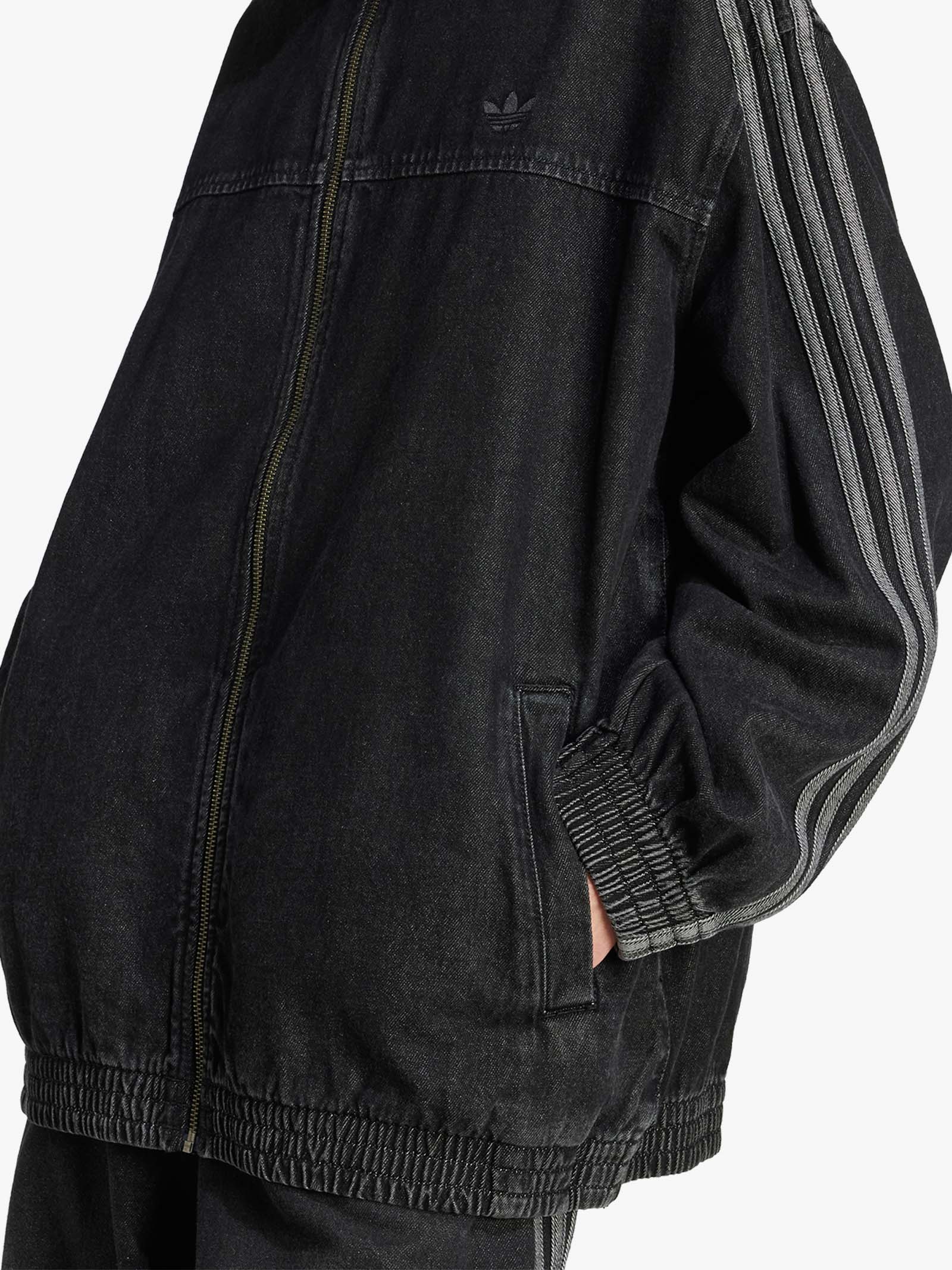 giubbotto adicolor denim adilenium donna nero cotone - immagine 6