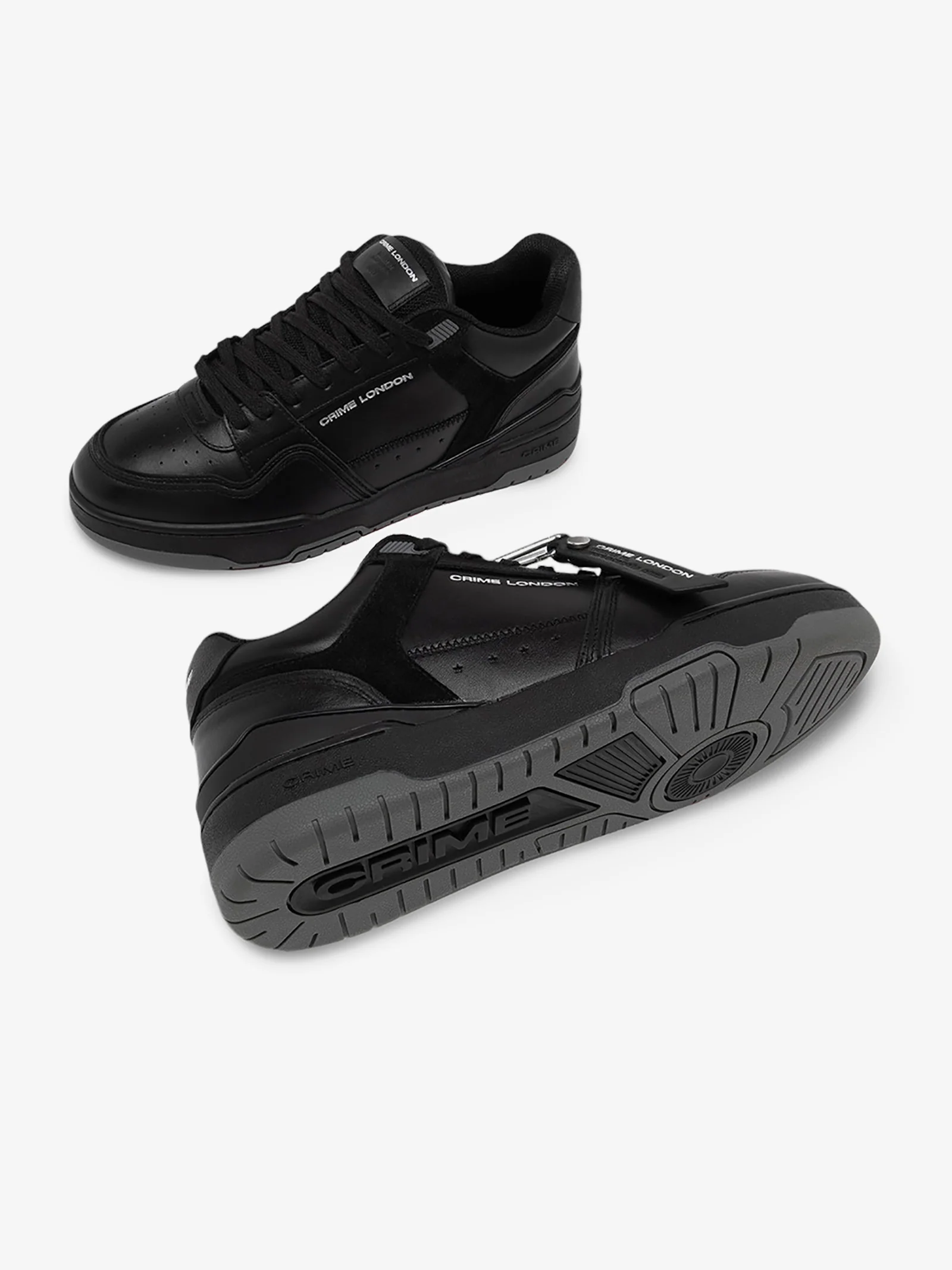 sneakers uomo dribble 15401AA7 pelle nero - immagine 6