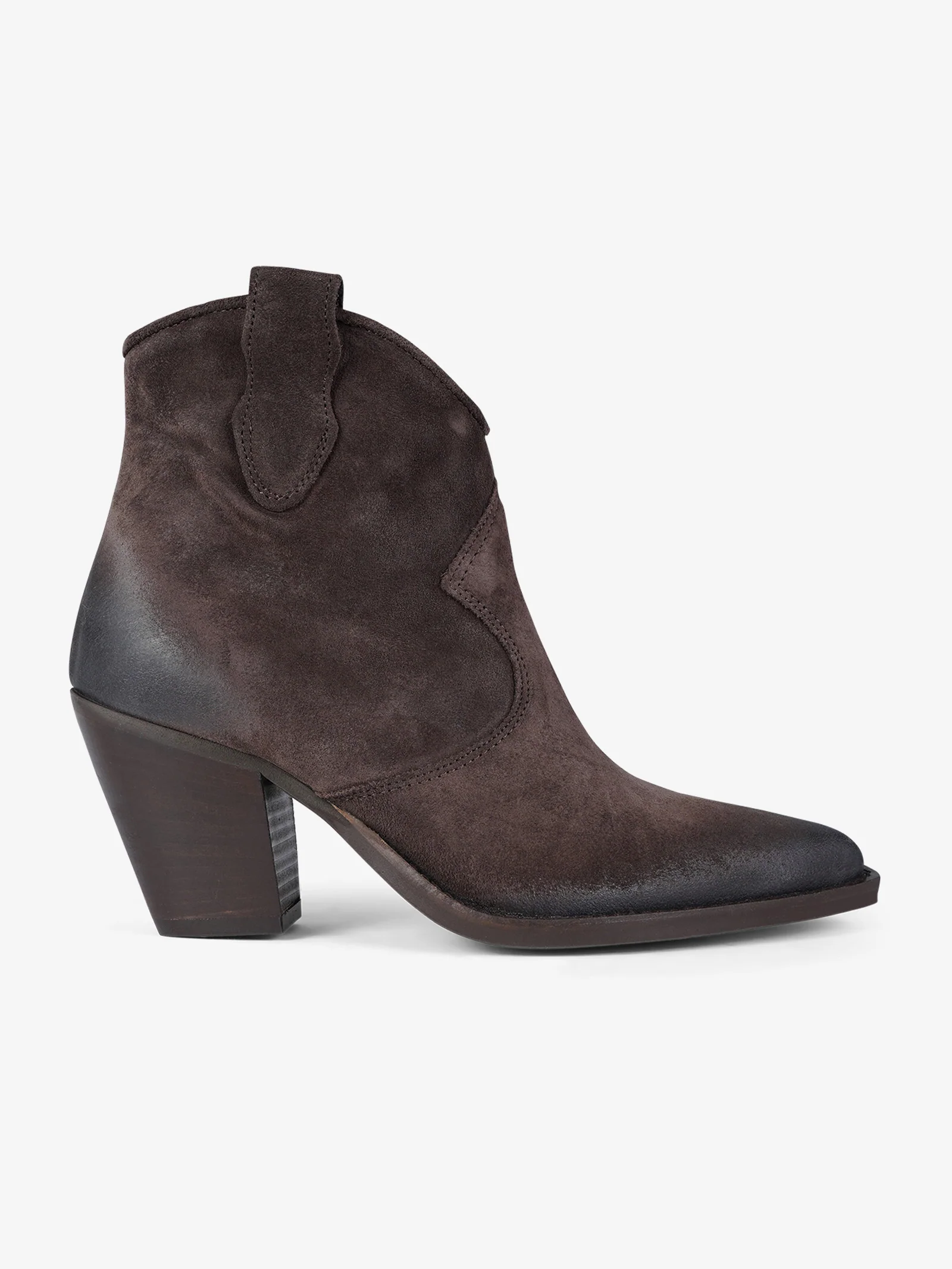 tronchetti donna stella suede marrone - immagine 2