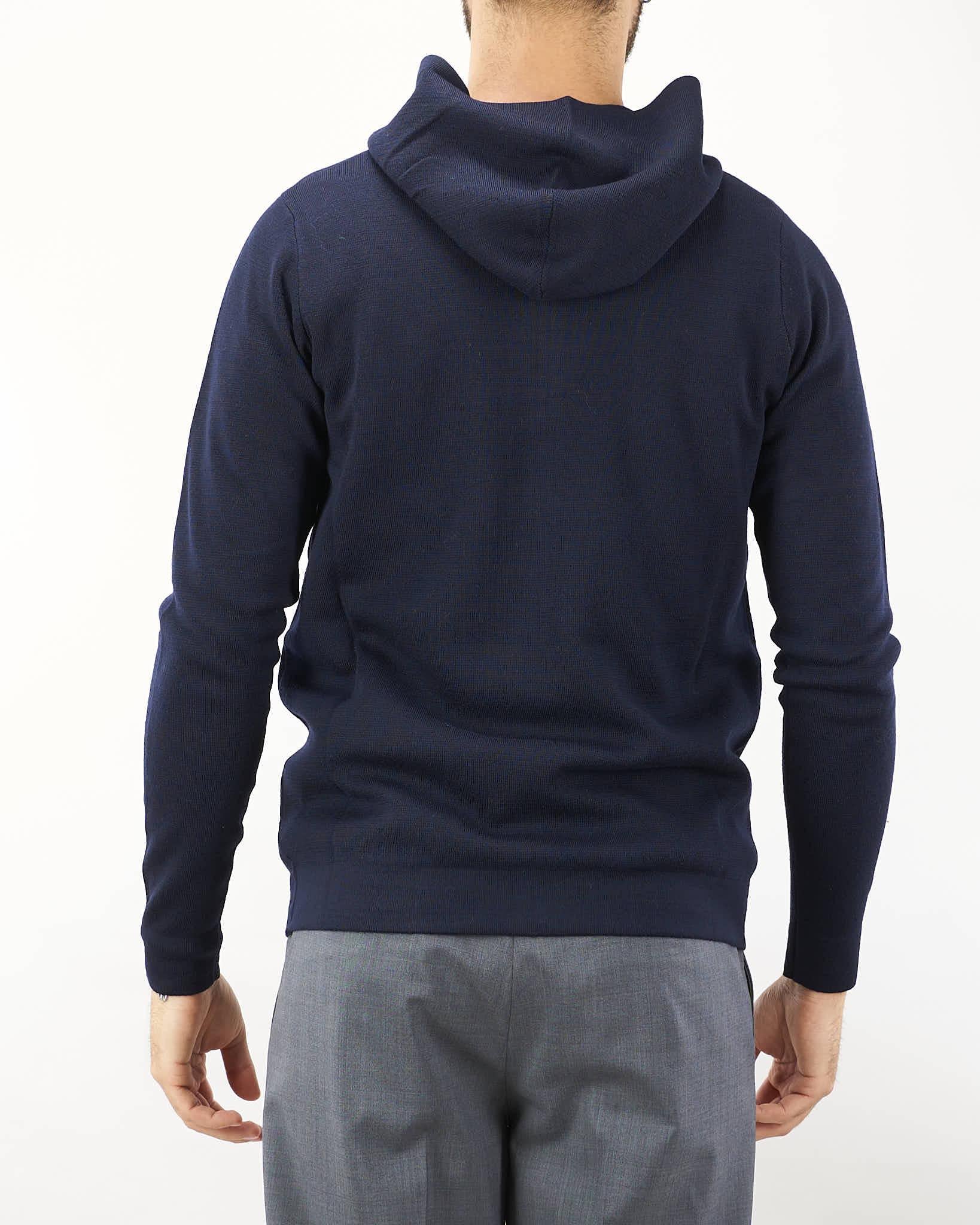 Felpa in maglia con zip e cappuccio Jeordie's - immagine 3