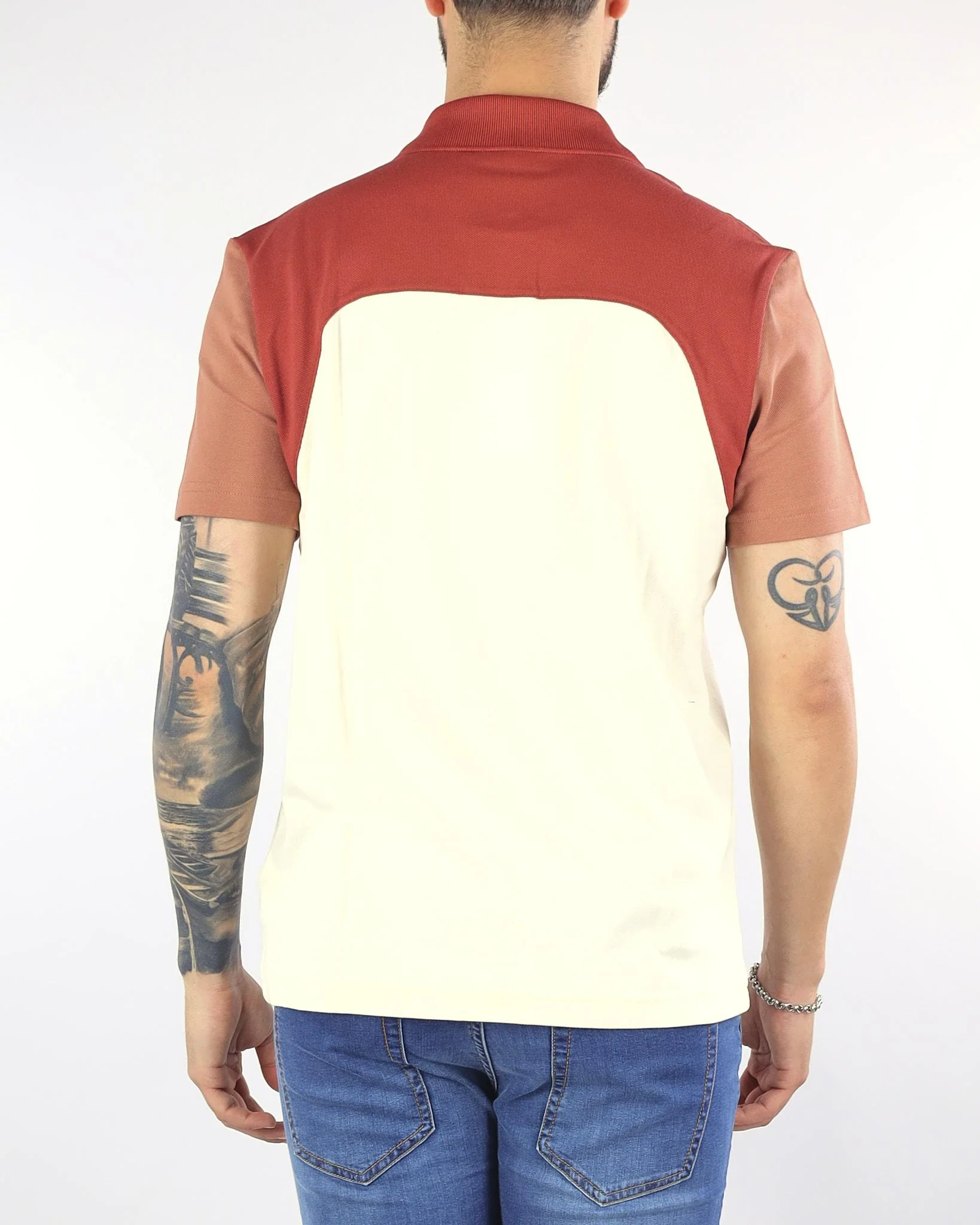 Polo Regular Fit L.12.12 color block - immagine 3