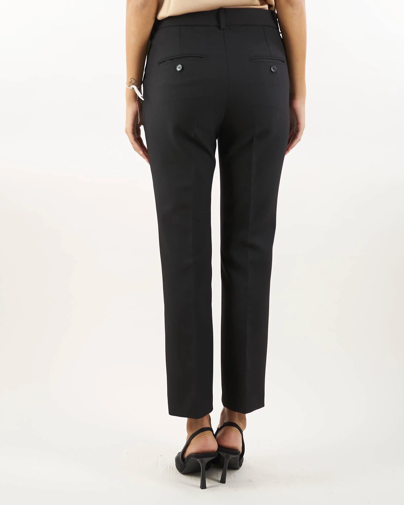 Pantalone a sigaretta in cady Max Mara Weekend - immagine 3