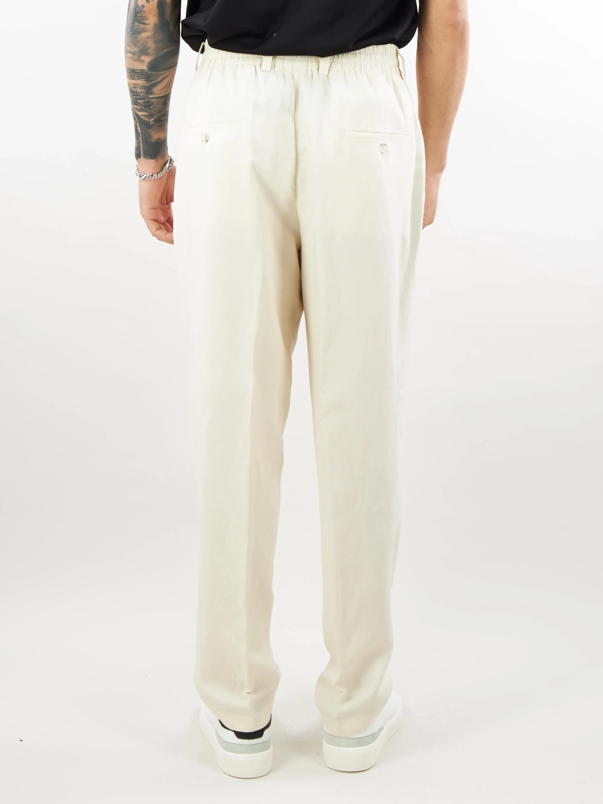 Pantalone in misto lino e viscosa Patrizia Pepe - immagine 3