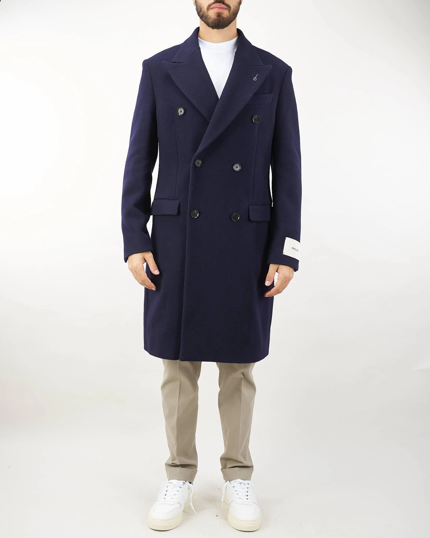 Cappotto in lana doppiopetto Paoloni - immagine 2