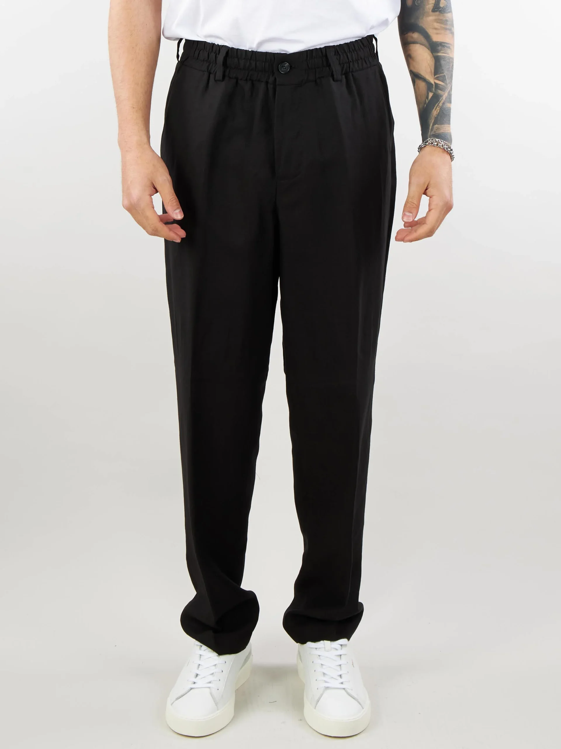 Pantalone in misto lino e viscosa Patrizia Pepe - immagine 2