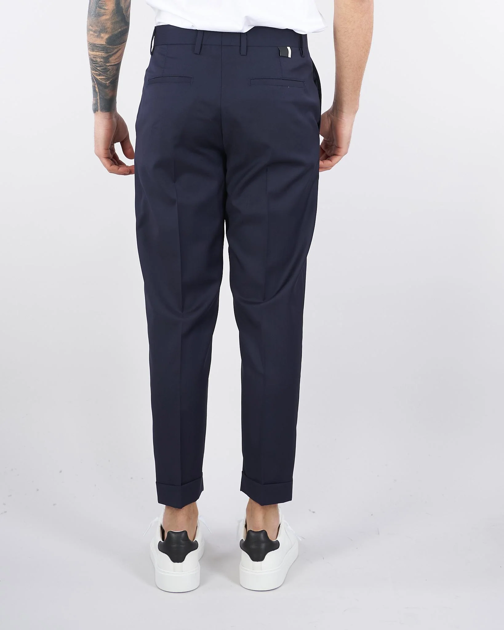 Pantalone Cooper Blu in fresco lana - immagine 3