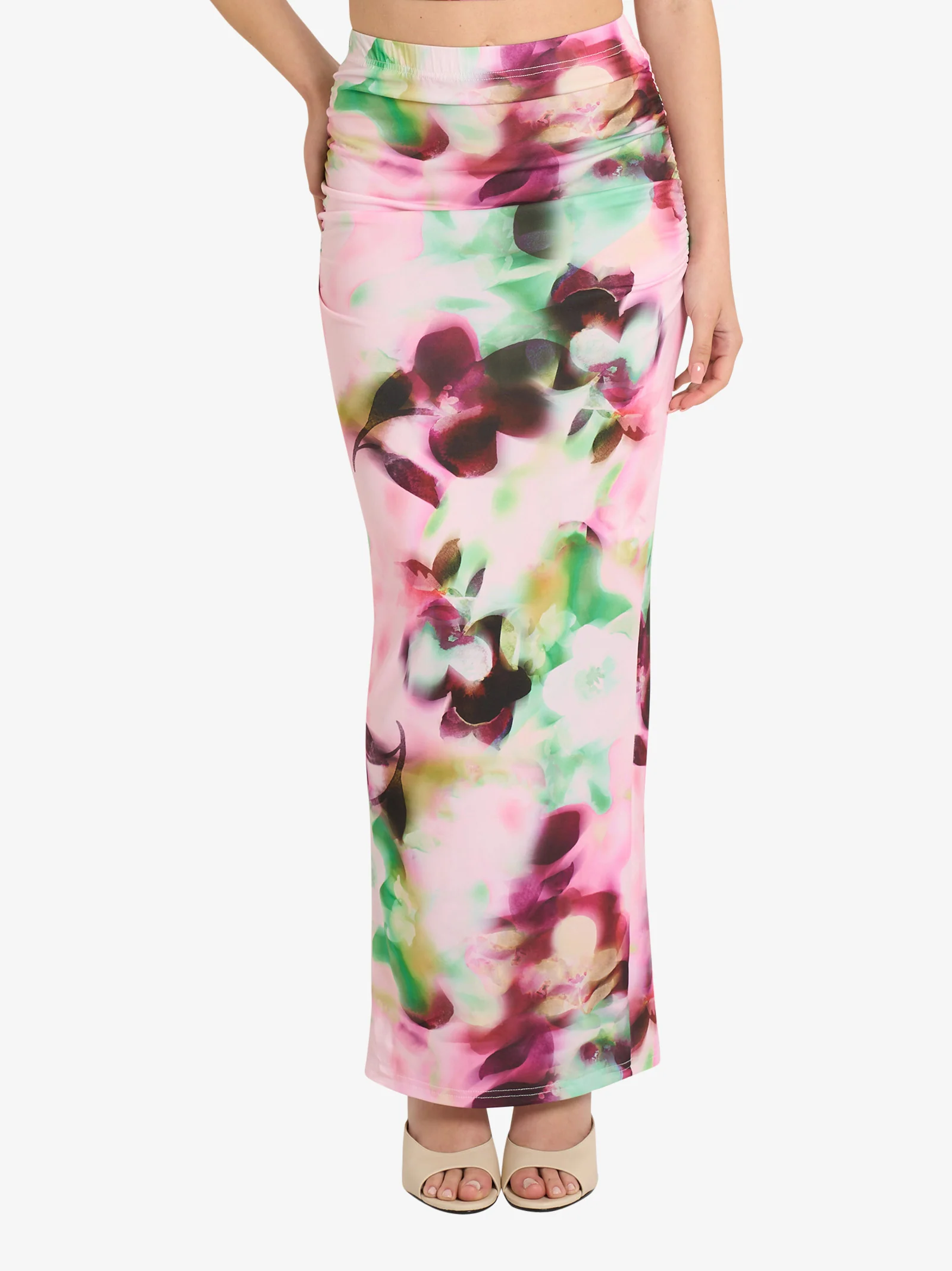 gonne lunghe ladies donna multicolor poliestere - immagine 2