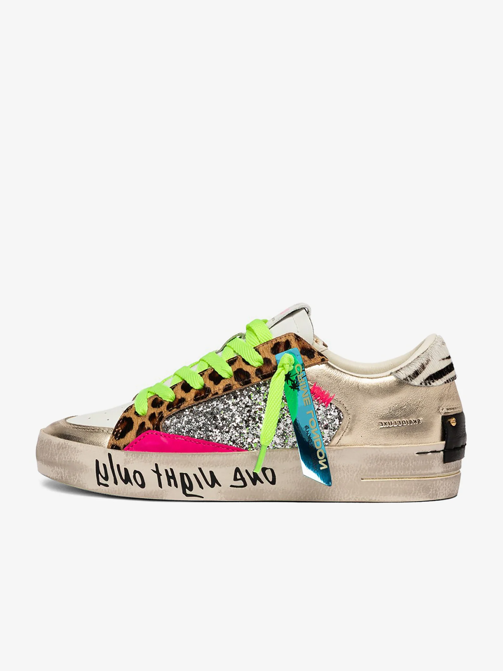 sneakers donna sk8 deluxe party girl 29108pp8 pelle multicolor - immagine 3