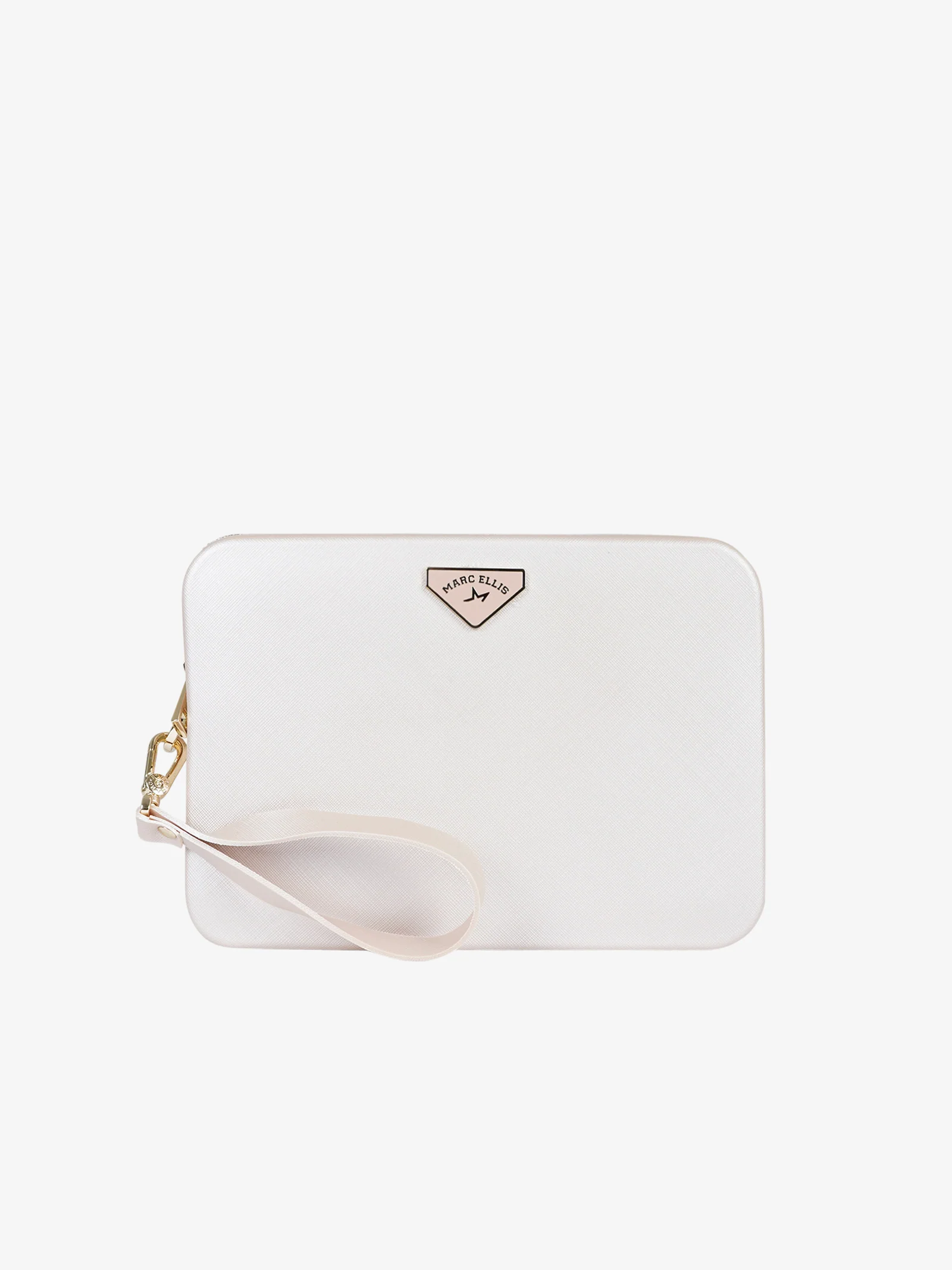 borsa a mano donna flat flowe beige - immagine 2