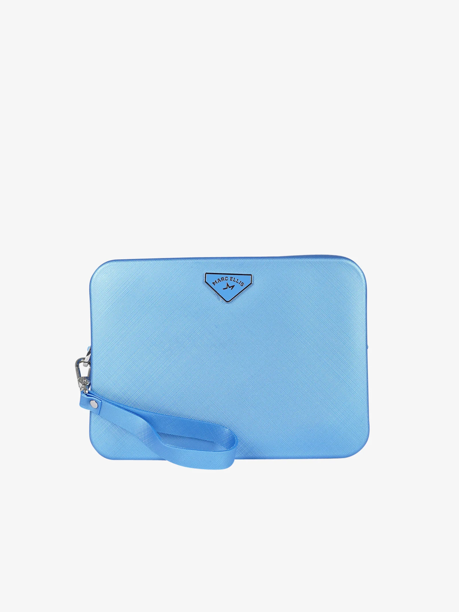 borsa a mano donna flat flowe azzurro - immagine 2