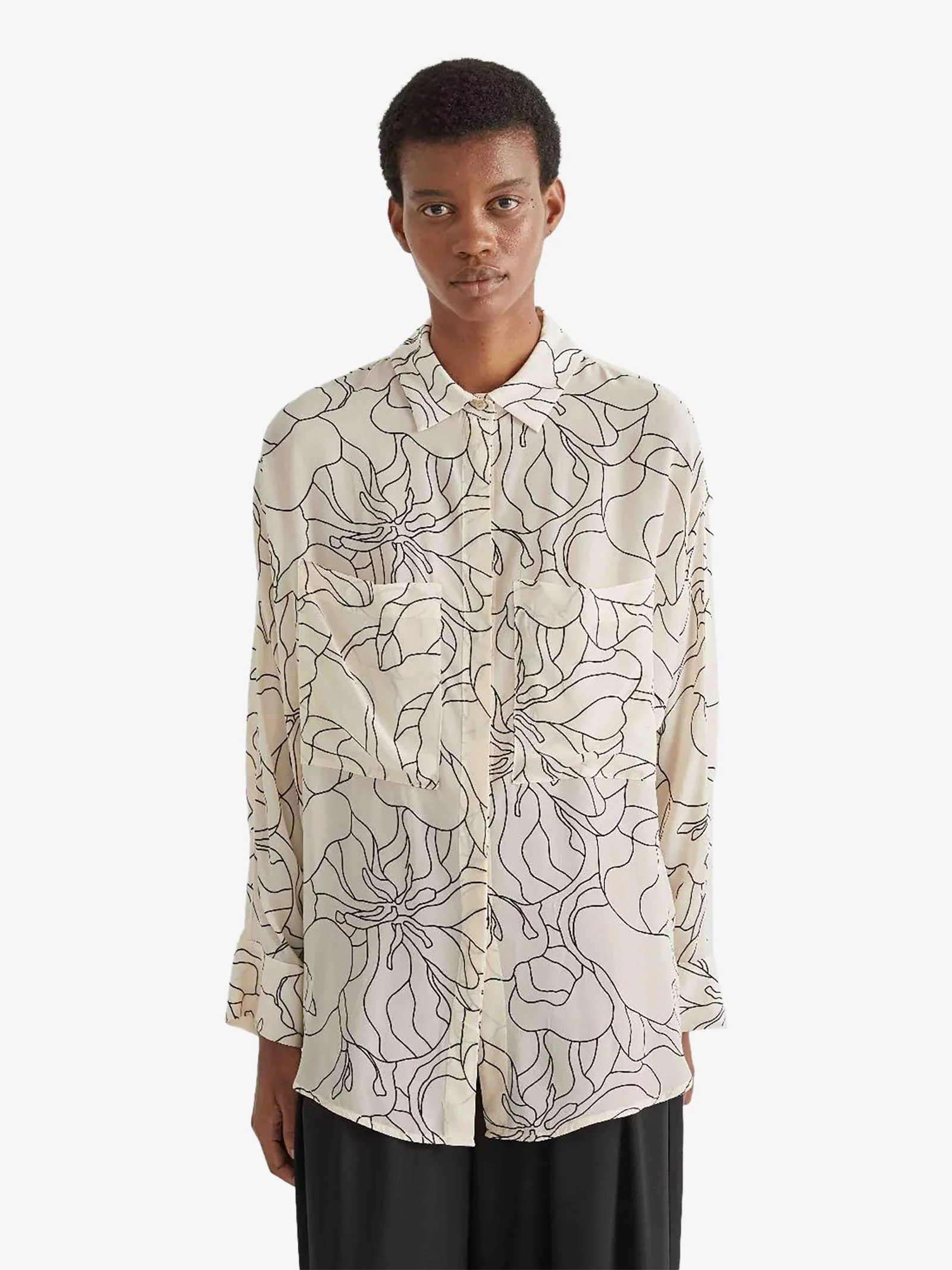 camicia a manica lunga donna multicolor - immagine 2